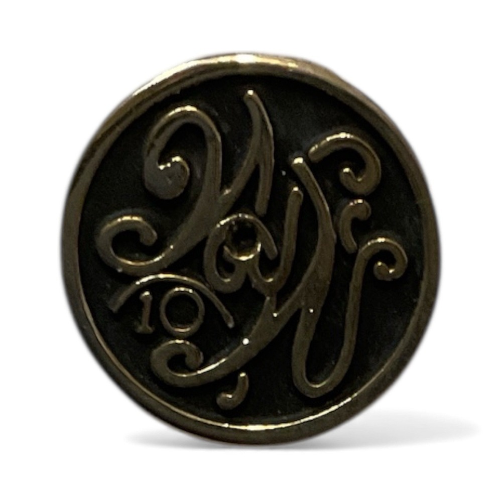 Collectible Weight Watchers Award Enamel Gold Tone Lapel Pin Brooch 10 Pounds